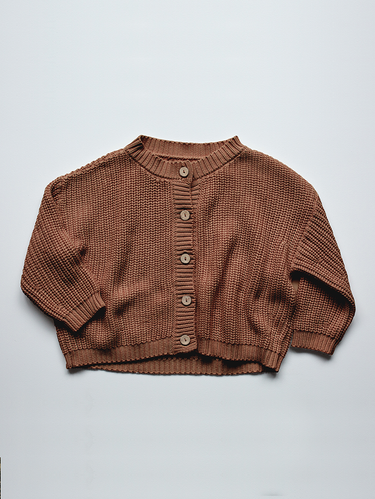 the Simple Folk Chunky Cardigan, Mocha